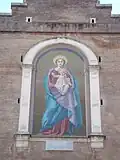 La mosaïque interne, sous le lanterneau de la cour de la porte