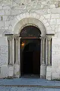 Portail de l'Église Saint-Philibert.
