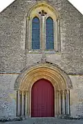 Le portail ouest de l'église Notre-Dame.