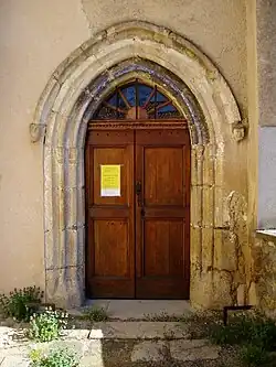 Portail sud de l’église, fin XVe&nbsp;siècle.