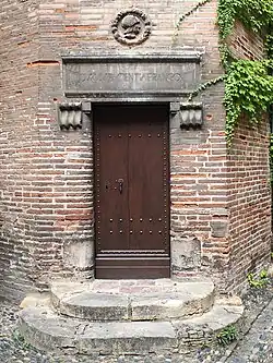Porte de la tour de l'hôtel d'Ulmo (entre 1526 et 1536).