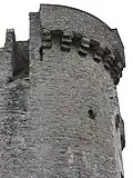 Détail des mâchicoulis.