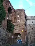 Porte Caelimontane vue de l'intérieur.