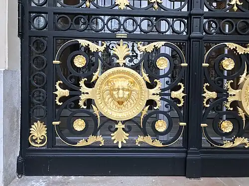 Détail du portail.