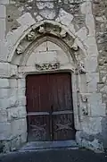 entrée latérale.