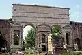 Porta Maggiore, extérieur avec le tombeau d'Eurysacès