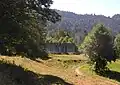 Ruine de la porterie du monastère.