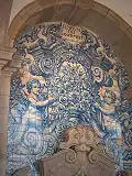 Azulejos dans la loggia latérale
