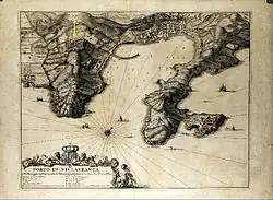 La rade de Villefranche au XVIIIe siècle.