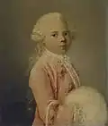 Portrait présumé du duc de Bourgogne, par un dénommé L. Dupont (vers 1758).