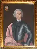 Charles-Siméon de Prelle de la Nieppe (1702–1738), capitaine d'infanterie au régiment de Staremberg au service de Sa Majesté Impériale et Catholique Charles VI, tué sur le champ de bataille de Mehadia au cours de la quatrième guerre austro-turque.