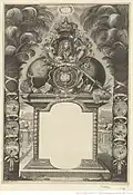 Estampe en l'honneur de Louis Dauphin de France.