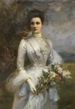 Portrait de Louise Élisabeth Laure de Bonneval, comtesse de Brecey (vers 1890), localisation inconnue.