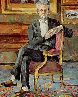 Paul Cézanne, Portrait de Victor Chocquet, 1877, Columbus Museum of Art, Columbus (Ohio).