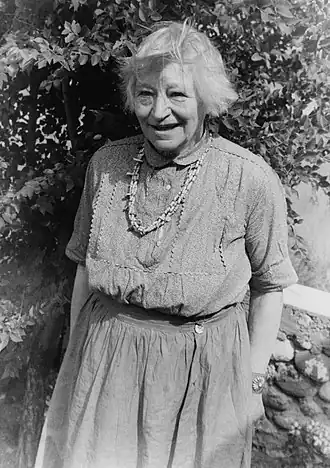 Frieda von Richthofen (1879-1956), intellectuelle allemande, muse du romancier D. H. Lawrence.