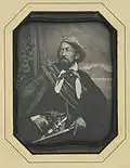 Le poète et peintre danois Harro Paul Harring, 1848.