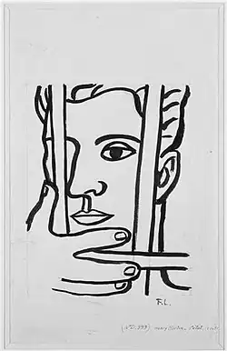 Portrait par Fernand Léger