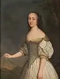 Copie, par A. de Creuse, de Louise Bouthillier de Chavigny (Caspar Netscher)