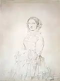 Ingres, Portrait de madame Augustin Varcollier, 1855.