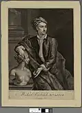 Portrait du sculpteur John Michael Rysbrack en 1734.
