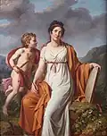 Portrait de Madame de Reiset d'Arques en Sappho, vers 1795