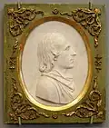 Portrait du peintre Georg von Dillis, bas-relief en albâtre