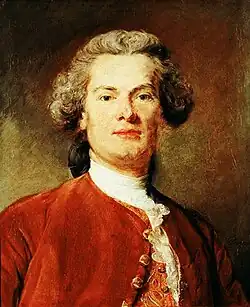 Autoportrait de Jean Baptiste Perronneau, Musée des Beaux-Arts de Tours.