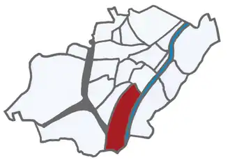 Localisation de La Roue