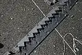Éléments de peigne, à dents triangulaires, en pièces détachées
