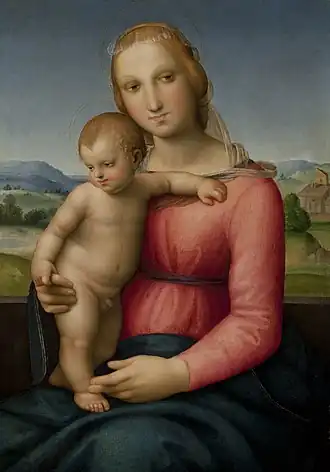 Anonyme italien, La Madone Northbrook, vers 1505.