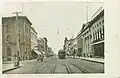 La rue principale en 1910.