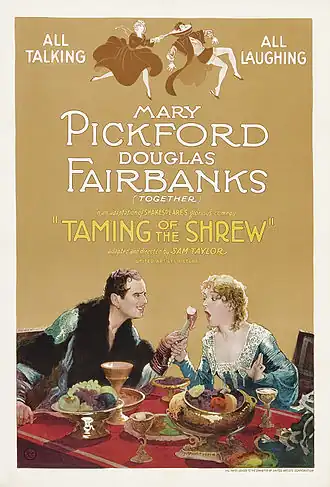 Description de l'image Poster - Taming of the Shrew, The (1929) 01.jpg.