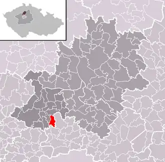 Localisation de Postřižín