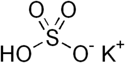 Image illustrative de l’article Hydrogénosulfate de potassium