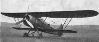 Vue de l'avion.