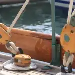 Poulie en bois
