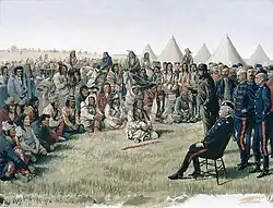 Reddition de Poundmaker à Middleton