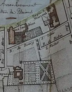 sur une carte,