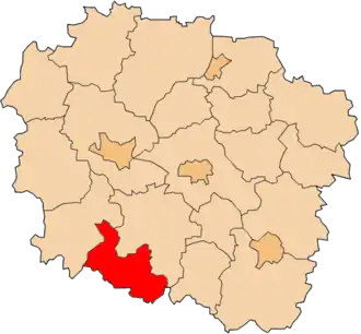 Localisation de Powiat de Mogilno