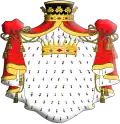 Manteau de président à mortier et comte XVIIIe&nbsp;siècle