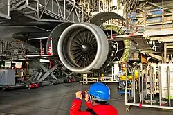 Vue du moteur.
