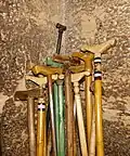 Bâtons de prière en forme de croix en « tau », Éthiopie.