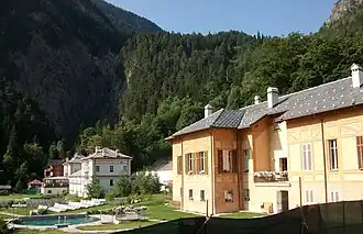 Les thermes.