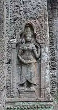 Sculpture d'une divinité mythique