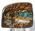 Opale boulder, Quilpie, Australie (7,8&nbsp;×&nbsp;6,3&nbsp;cm)