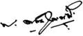 Signature de Prem Tinsulanondaเปรม ติณสูลานนท์