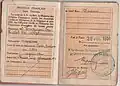 Première page de ce passeport.