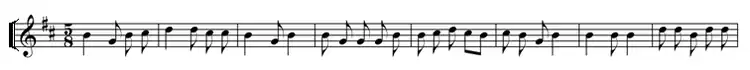 Partition pour chant seul (flûte)