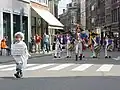 Le 1er Régiment des États Belgique Unis, Journée du folklore à Namur.
