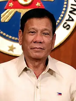 Rodrigo Duterte en 2016.